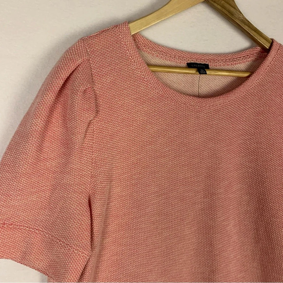 Talbots Pink Knit Short Puff Sleeve Sweater - Picture 6 of 6